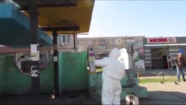 В Павлограде дезинфицировали остановки смотреть онлайн