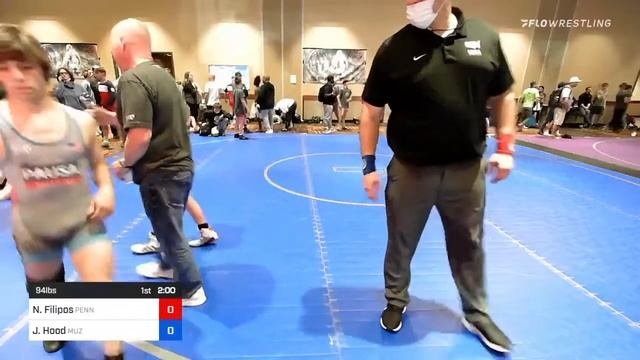 94 Lbs 3rd Place - Nikos Filipos, Pennsylvania Vs Jared Hood, Muz Trained Wrestling Club 438b смотреть онлайн
