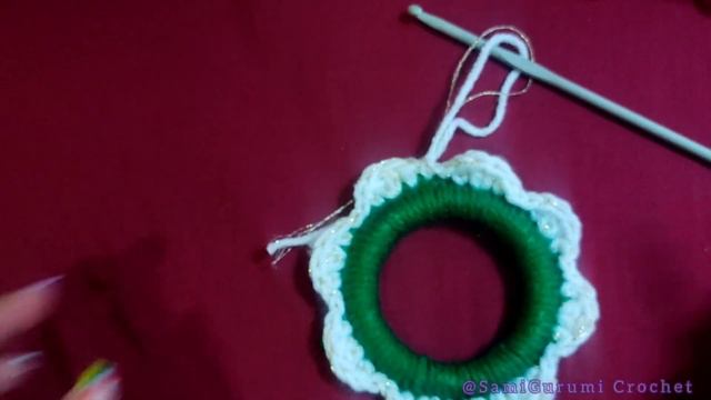 Corona Navideña a Crochet Corona tejida a crochet paso a paso la Corona más fácil de tejer a croche смотреть онлайн