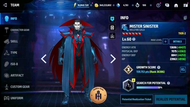 Mr. Sinister & Colossus Hellfire Gala Uniform Timeline Battle Test on Autoplay - Marvel Future Figh смотреть онлайн