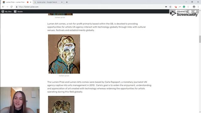 Lumen Prize - Gretchen Andrew, Search Engine Art submission смотреть онлайн