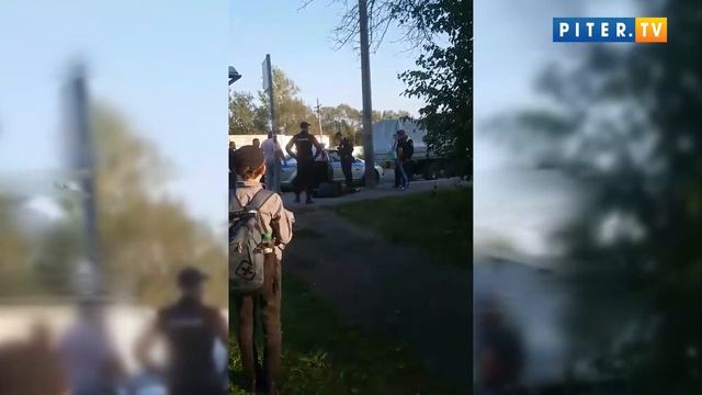 Мигранты напали на сотрудника ДПС в Петербурге смотреть онлайн