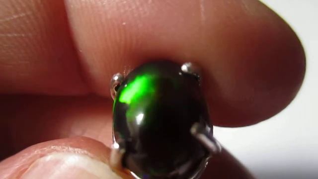 Welo Ethiopian Black Opal Pendant 10x7.5mm Oval Gemstone Silver 123731094462 смотреть онлайн