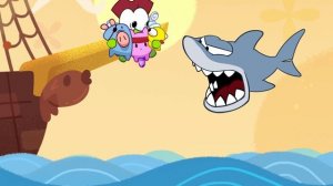 Приключения Ам Няма - Кусь Ням - Пираты в ванной (Эпизод 140)