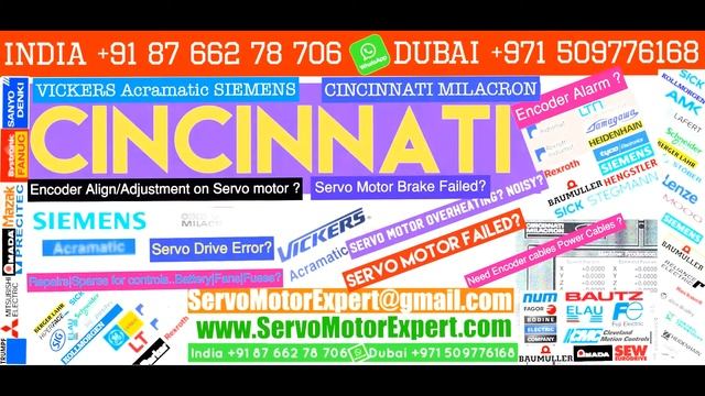 Cincinnati Acramatic Vickers Siemens Heidenhain motor encoder Adjustment,Servo Motor fault codes смотреть онлайн