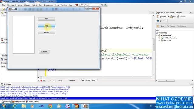 Delphi For Do, While Do, Repeat Until смотреть онлайн