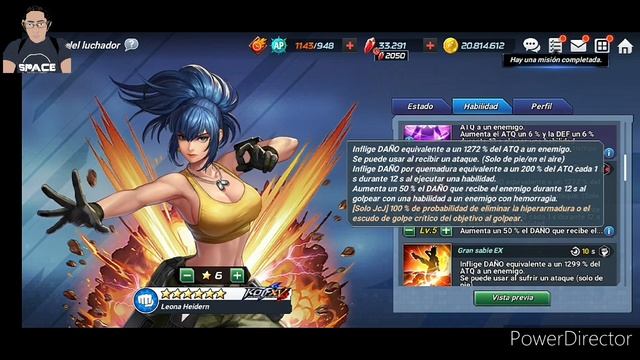 (KOF ALL STARS) REVISANDO LAS HABILIDADES DE LEONA KOF XV смотреть онлайн