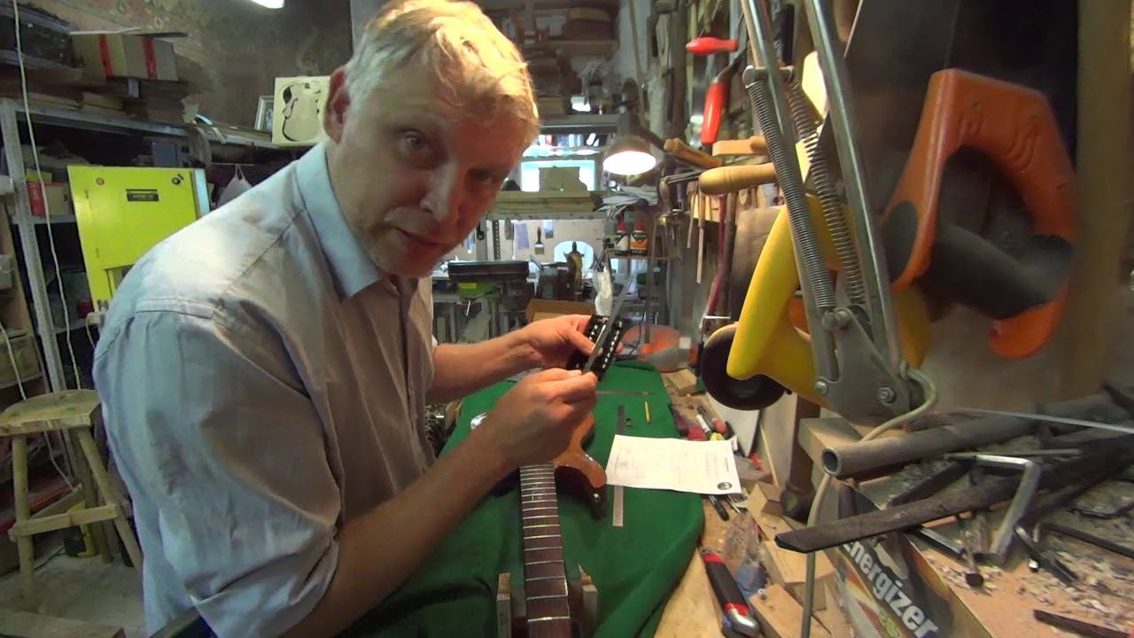 Установка тремоло Kahler на гитару LTD SRC, разметка смотреть онлайн