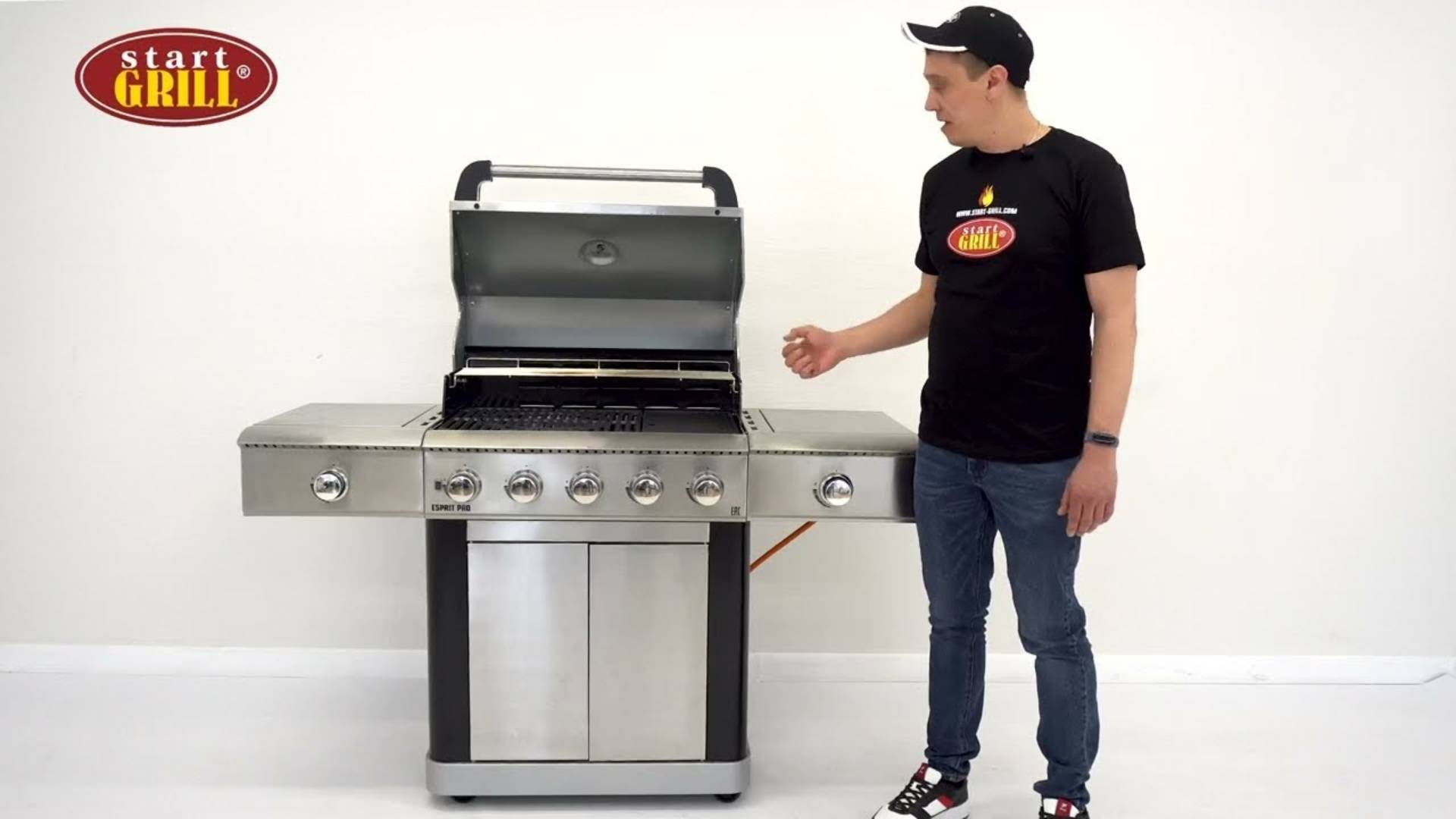 Обзор газового грилья ESPRIT PRO смотреть онлайн