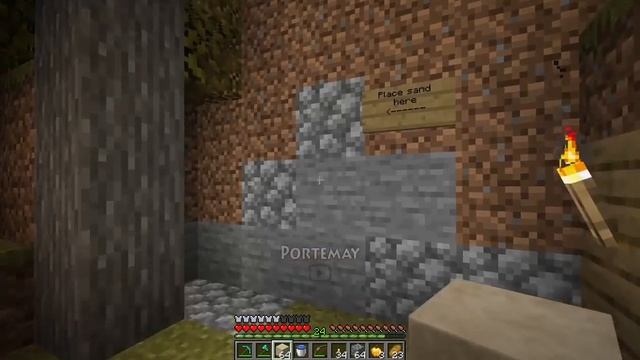 Реалистичная физика песка в #MineCraft | Realistic sand physics in Minecraft смотреть онлайн