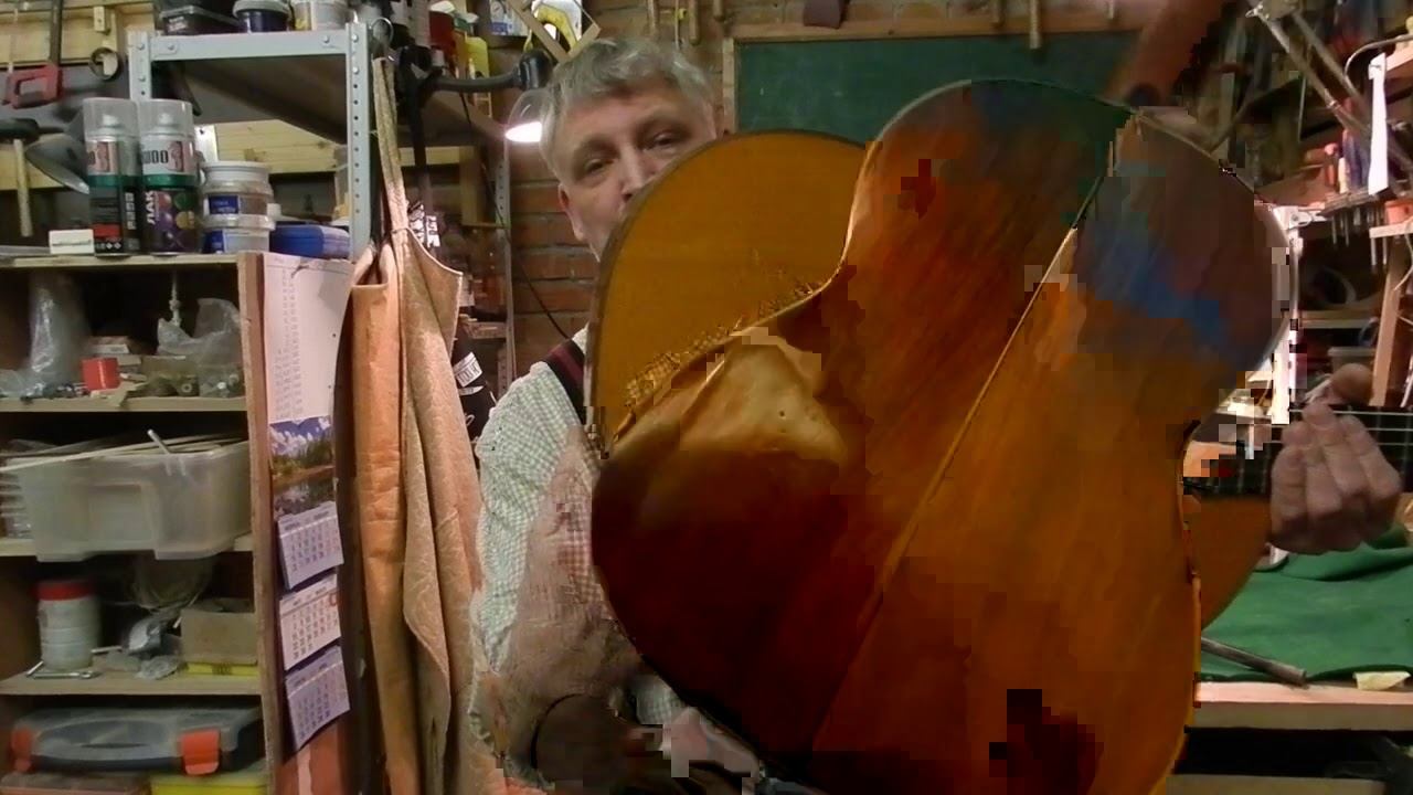 Классическая гитара из палисандра мастера Милокумова в продаже в мастерской Антона Хорина. смотреть онлайн