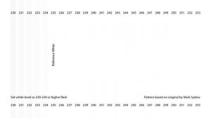 видео тест для калибровки 4к телевизора , настройка контрастности