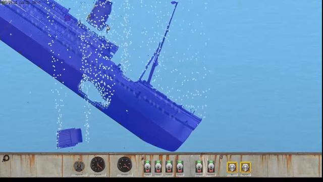 I Recreated How Britannic Sank In Floating Sandbox смотреть онлайн