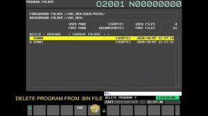 FANUC CF Card Program Editing