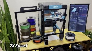 Интересный 3d принтер с автоматизацией 3д печати (смотреть до конца)