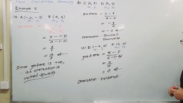 Topic: Coordinate Geometry| Subtitle: Orientation & Gradient of a Line| Ex 1| Part 1 смотреть онлайн