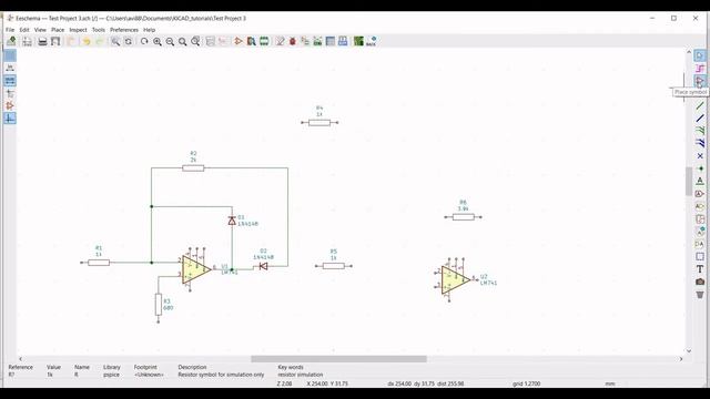 KiCad tutorial 9 : Simulation of fullwave rectifier with KiCad tool using LM741 смотреть онлайн