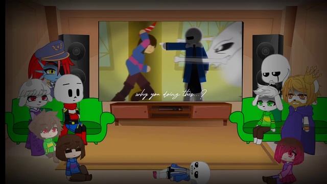 GLITCH!TALE REACT TO LETHAL DEAL KILLER!SANS (STICKNODE ANIMATION) смотреть онлайн
