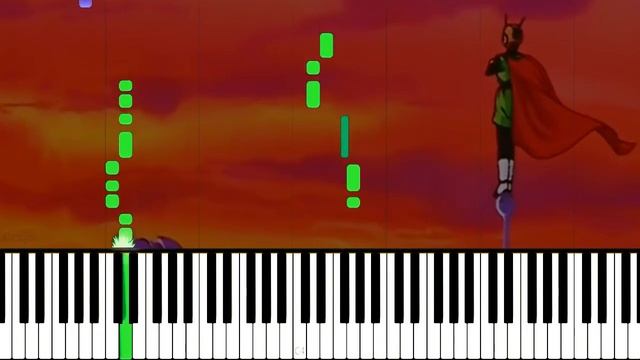 DRAGON BALL Z | WE GOTTA POWER - EASY Piano Tutorial смотреть онлайн