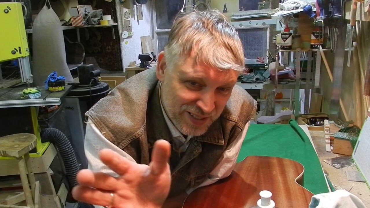 Финальный финишный этап полирования шеллаком смотреть онлайн