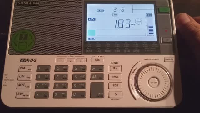 183 kHz Europe 1 (Felsberg, Saarland, DE) 22.10.2019