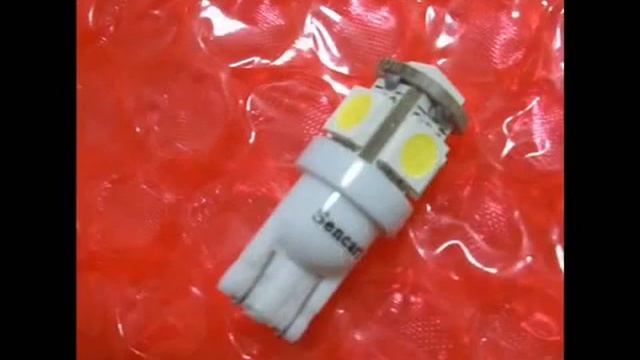 11 Leds T10 6500K 5 SMD LED Review DealExtreme wmv смотреть онлайн