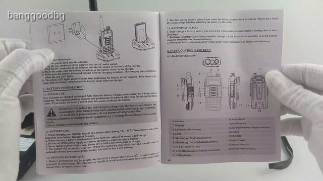 BAOFENG BF-UV10R Plus 10W 4800mAh UV Dual Band Two-way Handheld Radio Walkie Talkie 128 Channels смотреть онлайн