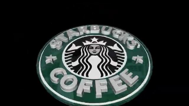 Starbucks LOGO 3D смотреть онлайн