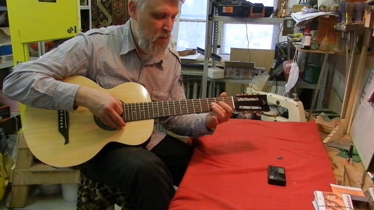 Настройка новой семиструнной гитары в "Фа" смотреть онлайн