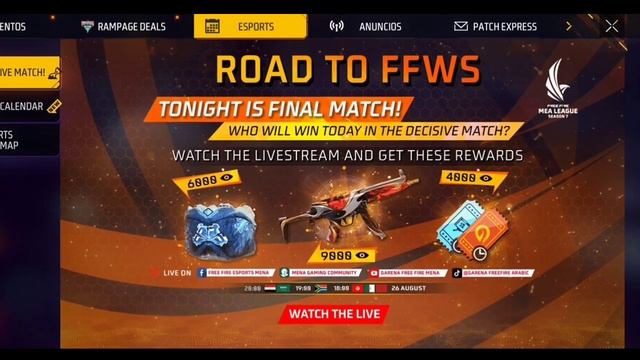 RECOMPENSAS GRATIS FINAL FREE FIRE LEAGUE 2023 - LATAM RECLAMA GRATIS NUEVAS RECOMPENSAS HOY смотреть онлайн