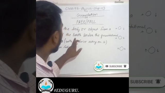class 9th physics (gravitation) what is free fall.#shorts. смотреть онлайн