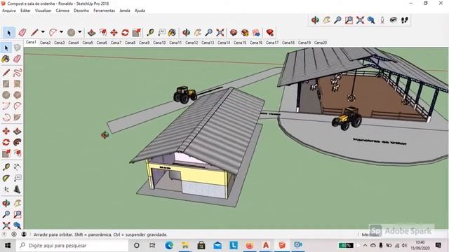 Instalação Compost Barn e sala de ordenha - Projeto completo para 50 vacas смотреть онлайн