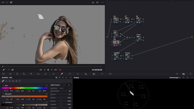 CINEMATIC COLOR GRADING in DaVinci Resolve | Quick & Easy Tutorial смотреть онлайн
