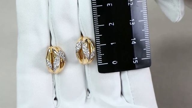 Золотые серьги Александра с фианитом кл1133аск смотреть онлайн