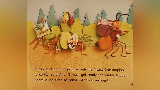 THE ANT AND THE GRASSHOPPER Retold by Jeffery L. Williams (English books for kids read aloud) смотреть онлайн