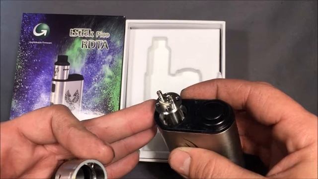 Opening the Eleaf iStick Pico RDTA Kit смотреть онлайн