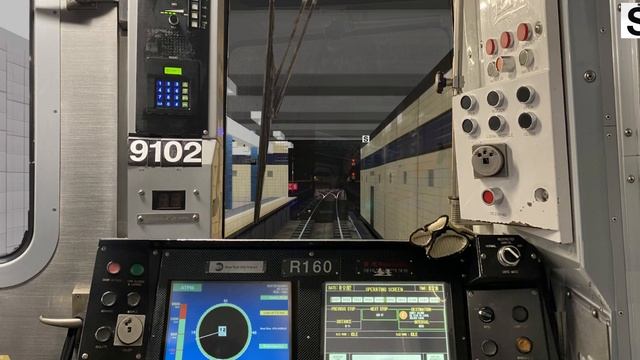 openBVE Operations: R160B Siemens with Howling Propulsion on the (F) to Jamaica-179 Street смотреть онлайн