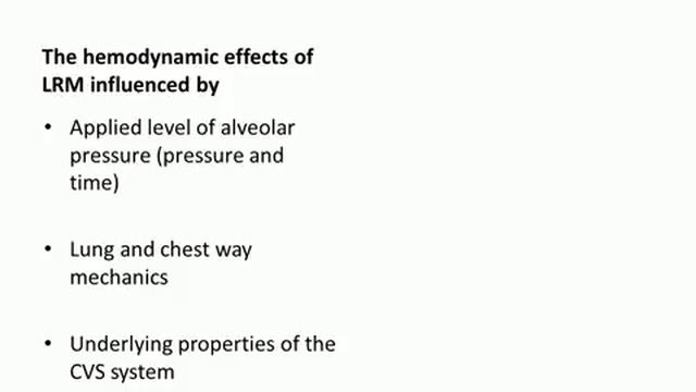 LUNG RECRUITMENT MANOEUVRES AND PEEP