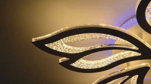 GERGLOW Люстра потолочная светодиодная с пультом, люстры светодиодные потолочные, потолочная люстра