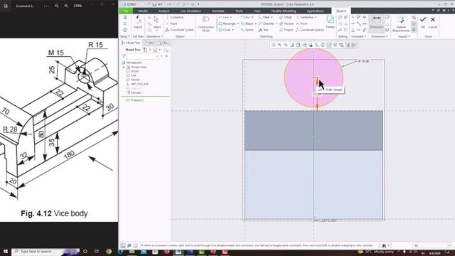 Creo parametric tutorials for beginners|creo|proE|tutorial-60 смотреть онлайн
