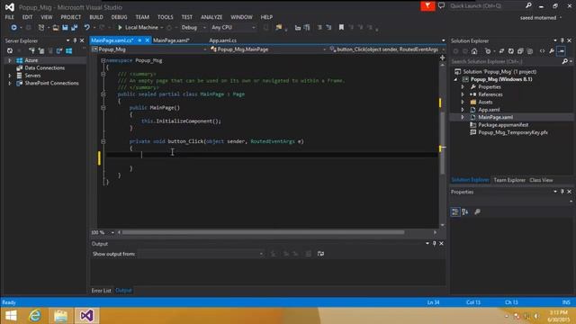 How to Create a Message Dialog for Windows Store App in C# (Quick Video) смотреть онлайн