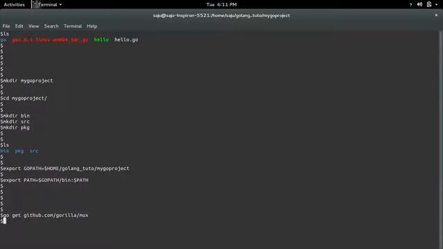 Golang Go Programming Setup GOPATH and install package смотреть онлайн