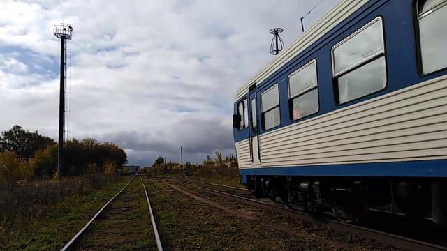 Автомотриса АЧ2-052 Прибытие На Ст Металлист смотреть онлайн