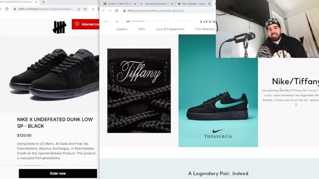 LIVE COP : NIKE X UNDEFEATED DUNK LOW 5 ON IT ‘BLACK’ & MARCH MADNESS FOR SNEAKER RELEASES ! смотреть онлайн