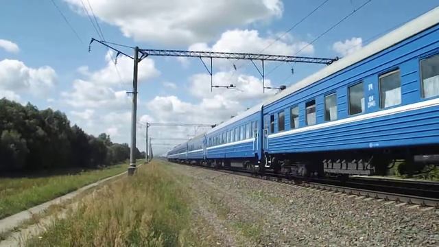 ЧС4Т-367 с 652 пассажирским Брест-Минск смотреть онлайн