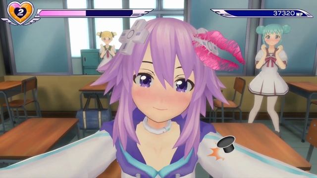 Gal Gun Double Peace X Neptunia: Neptune Kisses You For 5 Minutes