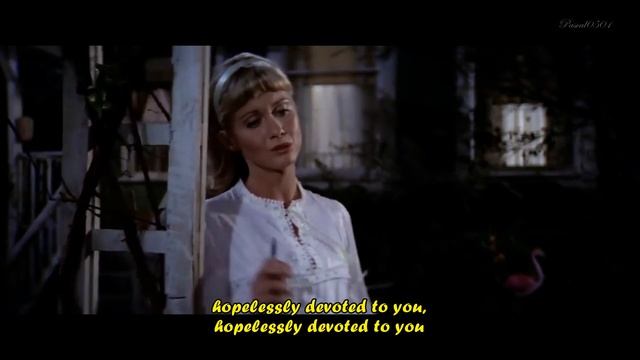 Olivia Newton-John _ “Hopelessly devoted to you” + Lyrics смотреть онлайн