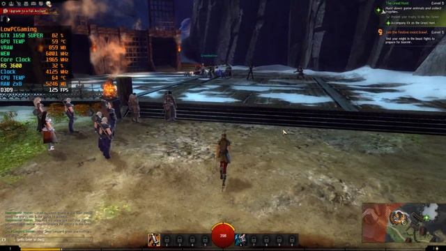 GuildWars 2 | GTX 1650 Super + Ryzen 5 3600 | Gameplay смотреть онлайн