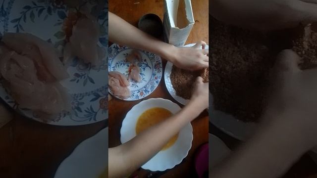 Как приготовить куриные палочки с панировкой😋