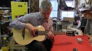 Настройка новой семиструнной гитары в "ре".